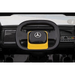 Elektrický Kamión s prívesom Mercedes XMX622B LCD námornícka žltá